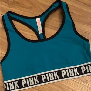 Pink logo bra